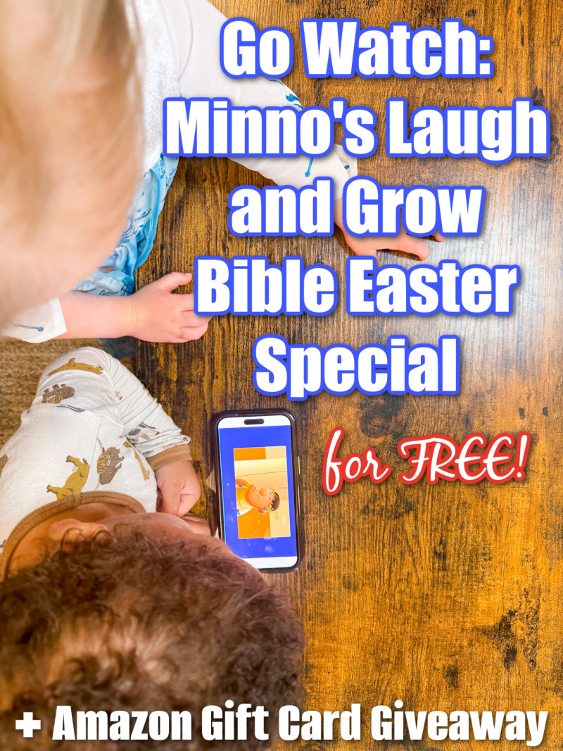 Go Watch: Minno's Laugh and Grow Bible Easter Special (+ Amazon Giveaway!).