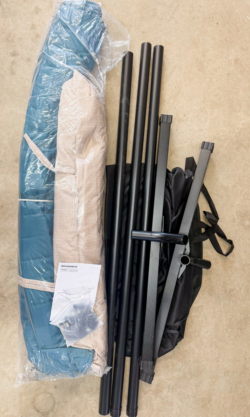 SONGMICS Hammock with Stand Review + Giveaway.