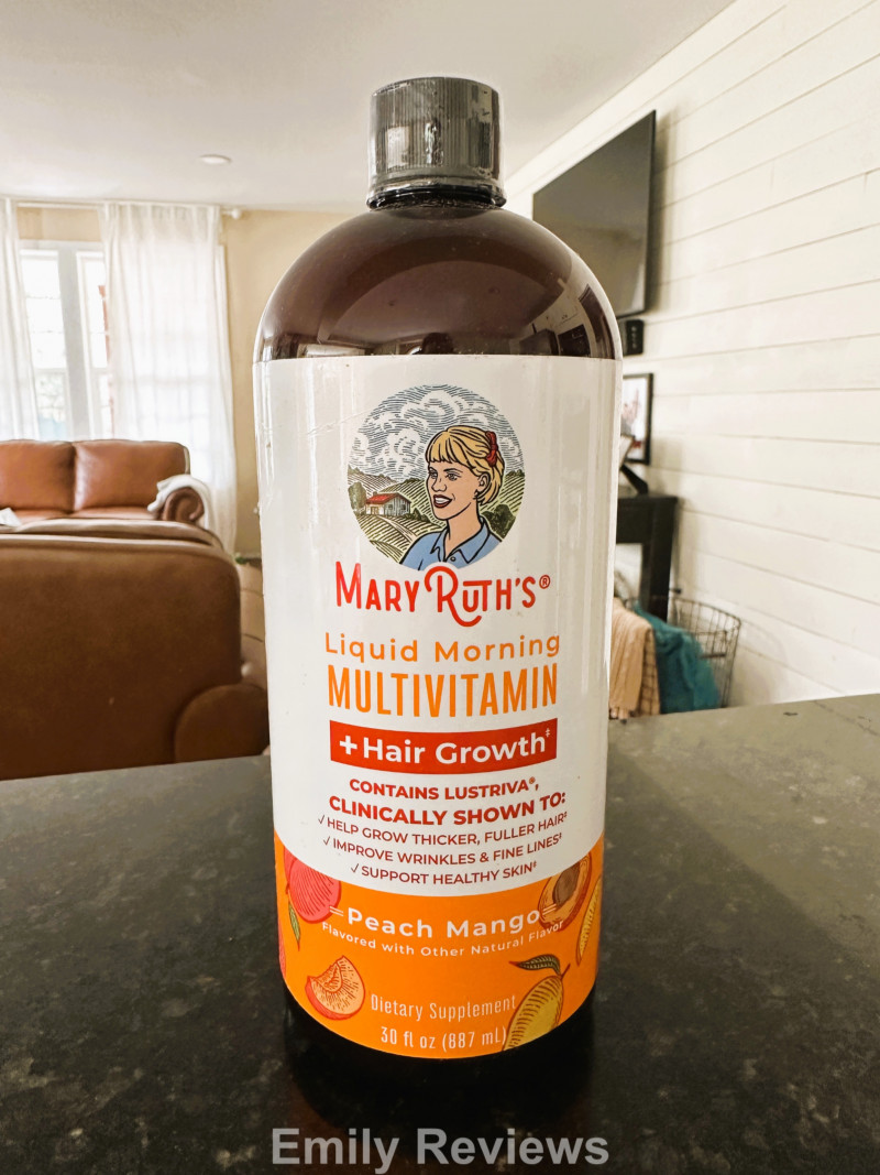 MaryRuth's Organics, Liquid Multivitamin, Lustriva Hair Growth, Biotin, Vitamin B & D, Thicker Hair, Wrinkles, Fine Lines, Skin Care