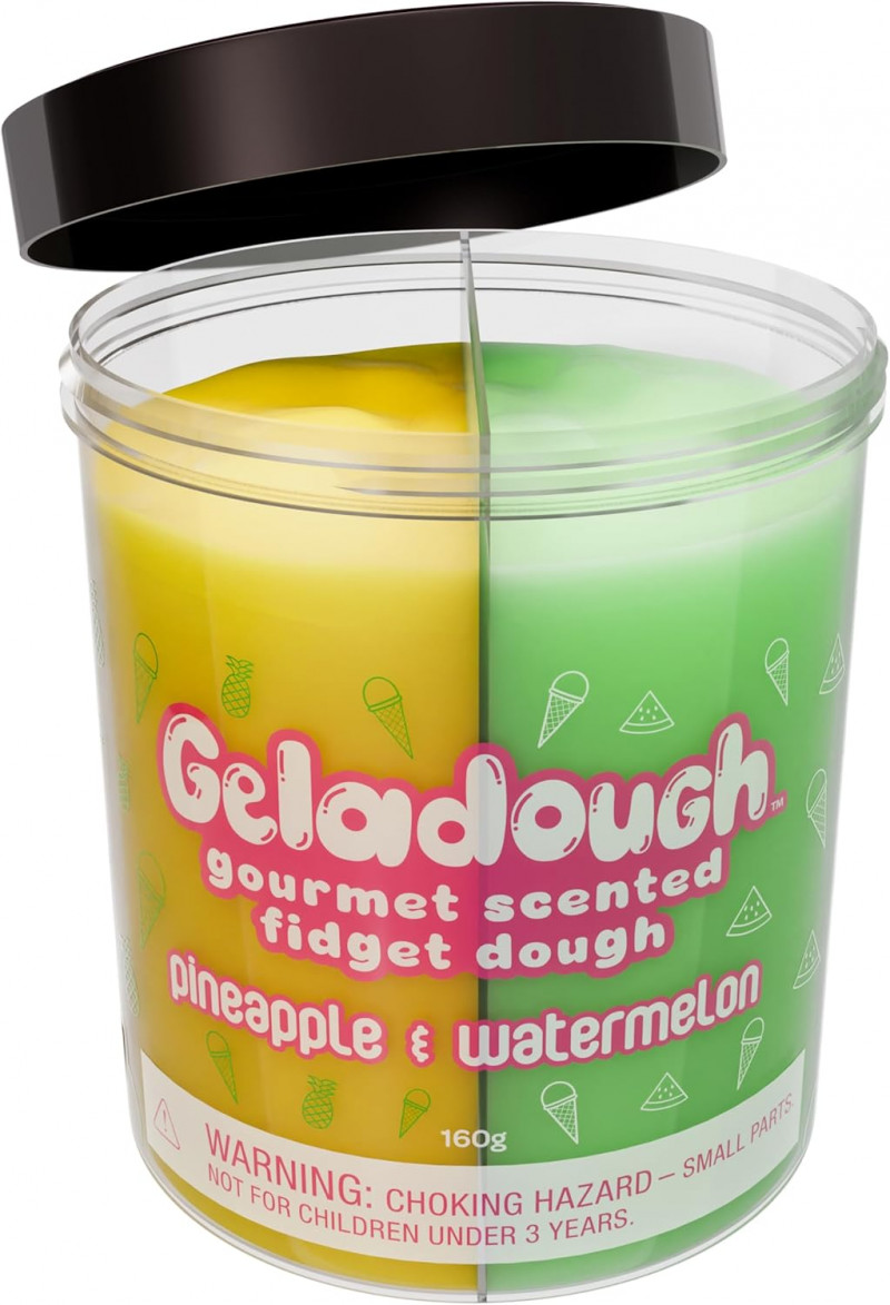 (Pineapple & Watermelon) - Gourmet Scented Sensory Fidget Dough.