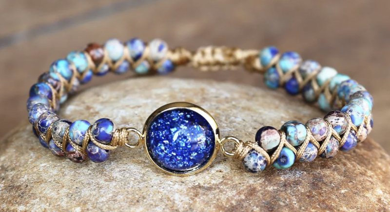 TeamPlanting Galactica Apatite Orgone Bracelet.