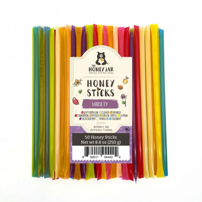 Flavored honey sticks