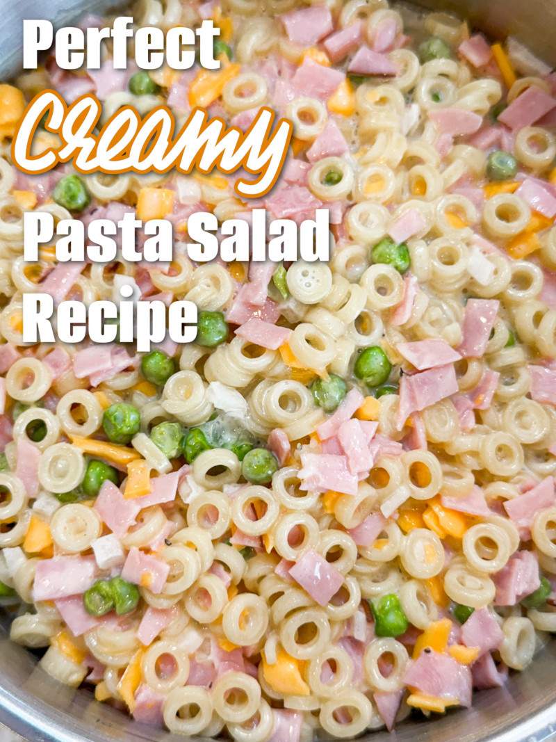 Perfect Creamy Pasta Salad Recipe.
