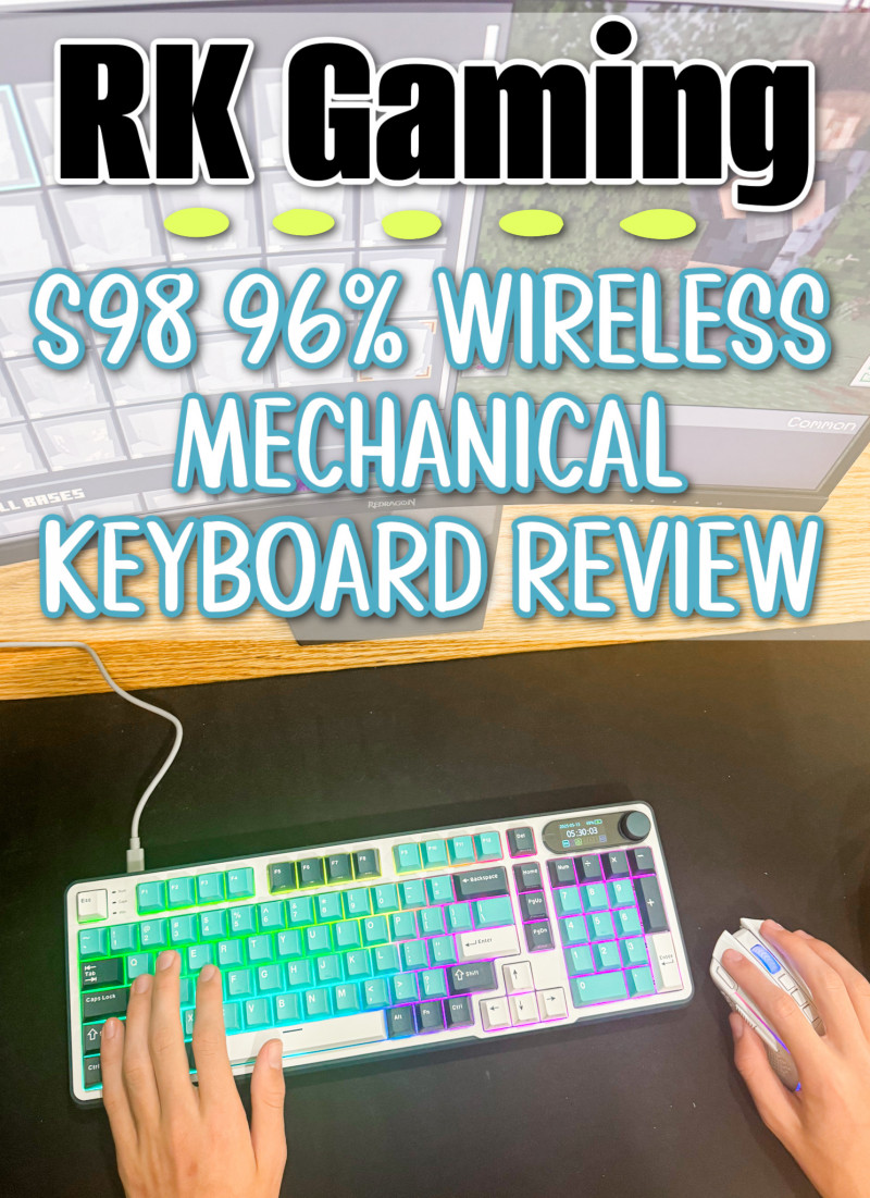 RK Gaming S98 96% Wireless Mechanical Keyboard Review.