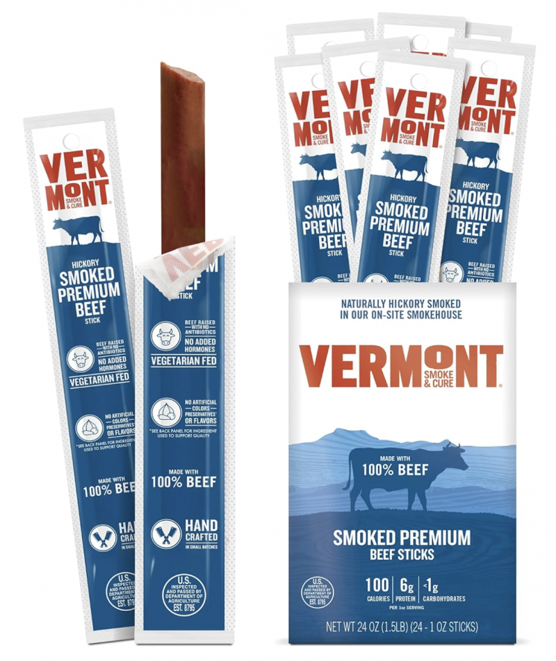 Vermont Smoke & Cure - Smoked Premium Beef Stick.