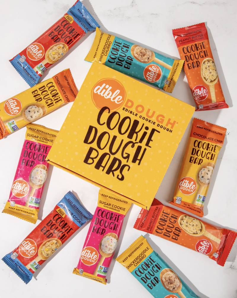 Dible Dough Sampler Pack – Refrigerated 10 ct Full-Size Bars.