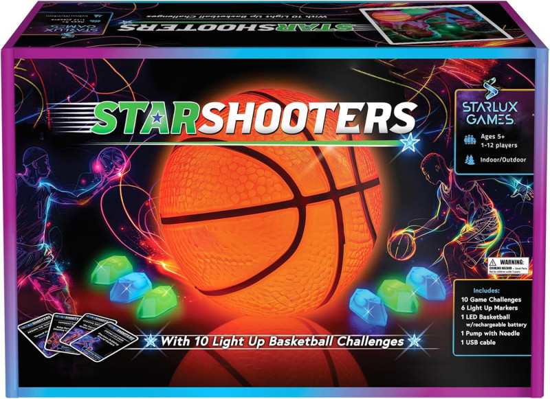 StarShooters: A Glow in The Dark Basketball Game Set.