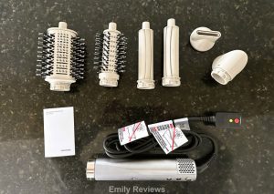 Lecomely, 5 in 1 Hair Styling Tool, Air Wrap Hair Styler, Hair Dryer, Negative Ion Technology, AirEdge A3