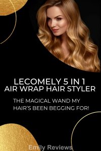 Lecomely, 5 in 1 Hair Styling Tool, Air Wrap Hair Styler, Hair Dryer, Negative Ion Technology, AirEdge A3