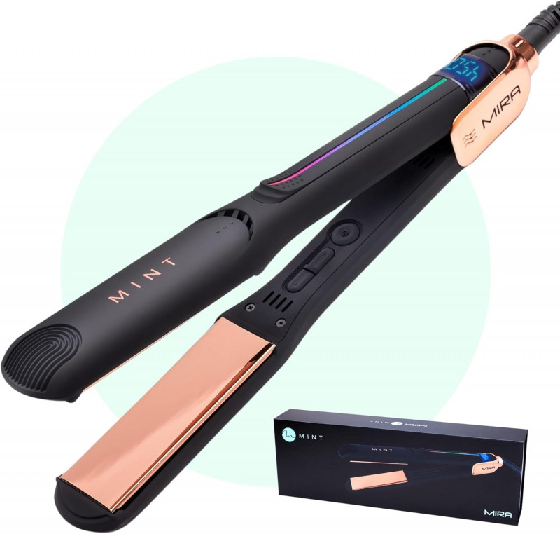 Professional Series MIRA Titanium Flat Iron Hair Straightener .