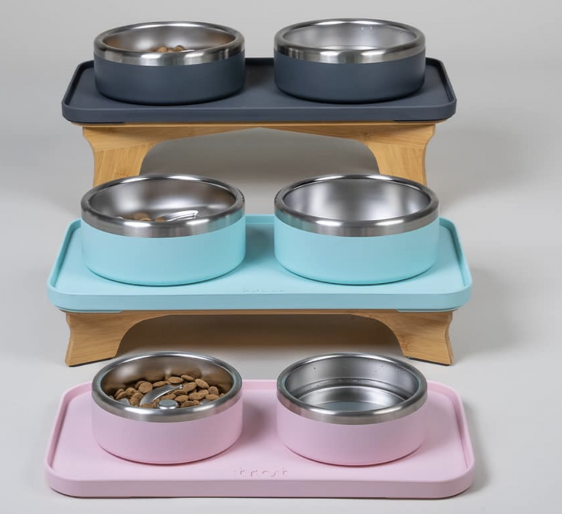 TROT Pets Food Bowl Set, Elevated.