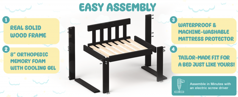 Sleepy Hippo Bedside Dog Bed Review.