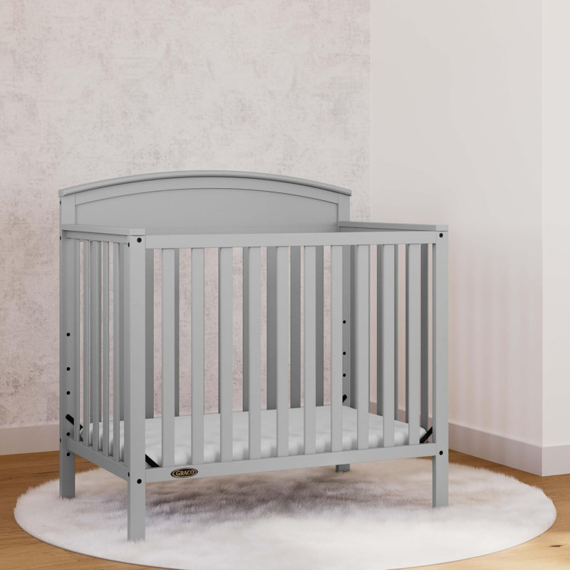 Graco Benton 4-in-1 Convertible Mini Crib with Bonus Mattress.