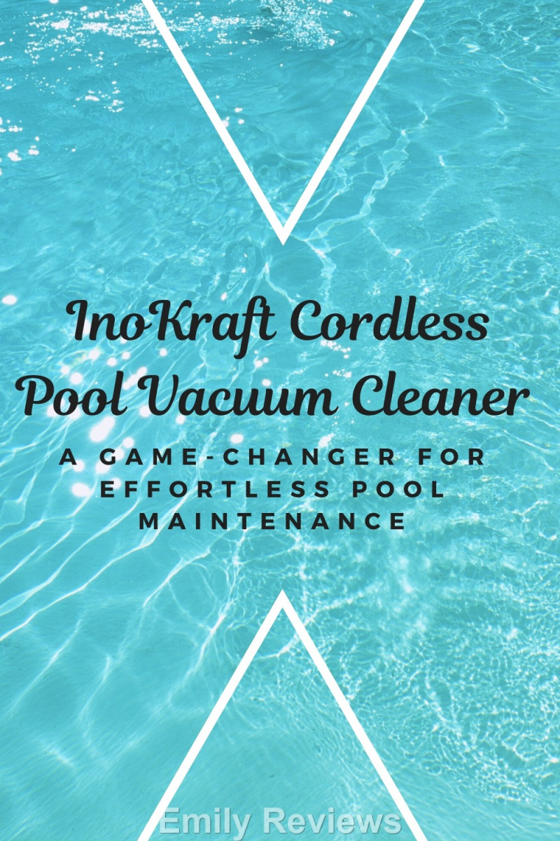 InoKraft, Cordless Pool Vacuum Cleaner, Swimming Pool Cleaner