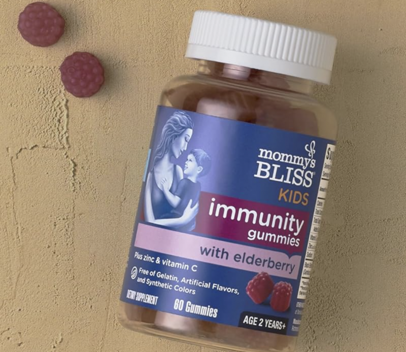 Mommy's Bliss Kids Elderberry Gummies.
