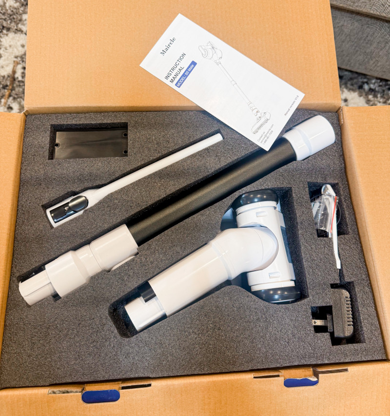Maircle Cordless Stick Vacuum Cleaner Review.