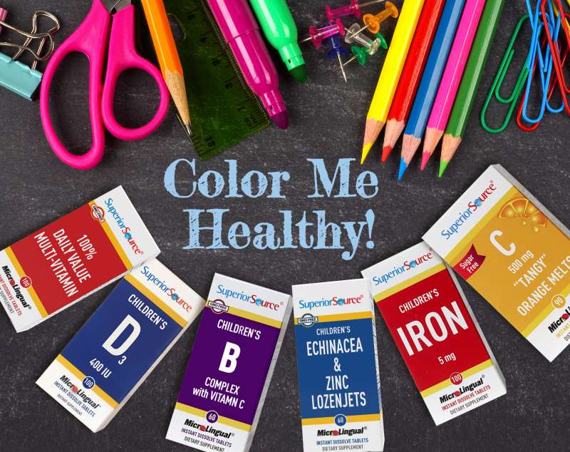 Superior Source vitaminms children's vitamins giveaway