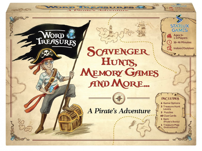 Starlux Games - Word Treasures – A Pirate’s Adventure Game Set.
