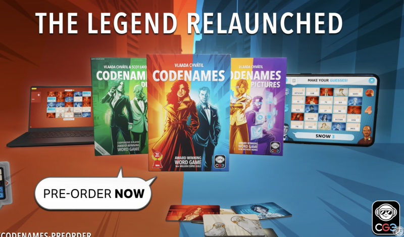 Codenames Celebrates 10 Years with All New Editions!