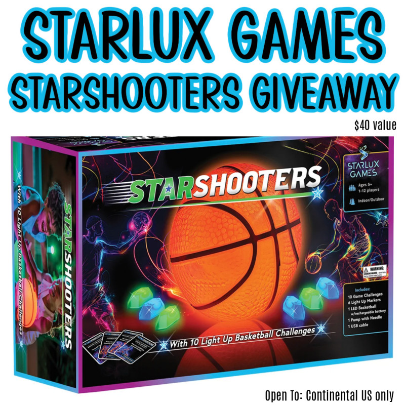 StarShooters: A Glow in The Dark Basketball Game Set - Starlux Games GIVEAWAY!