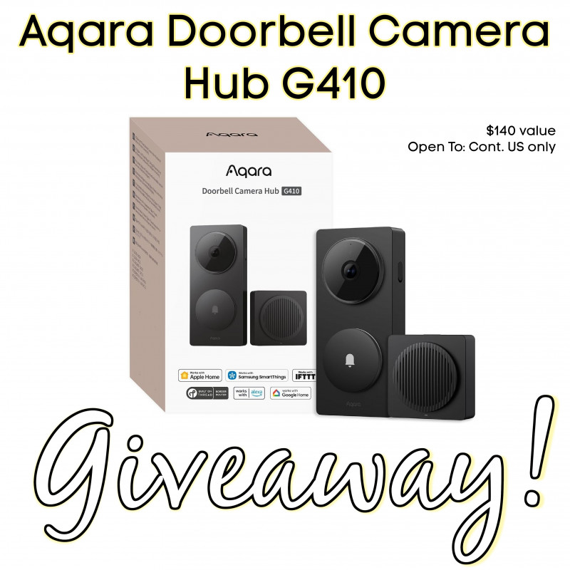 Aqara Smart Doorbell Camera G410 Giveaway.