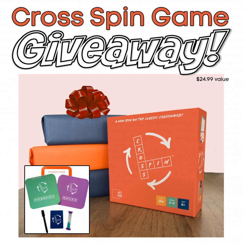 Cross Spin Game Giveaway.