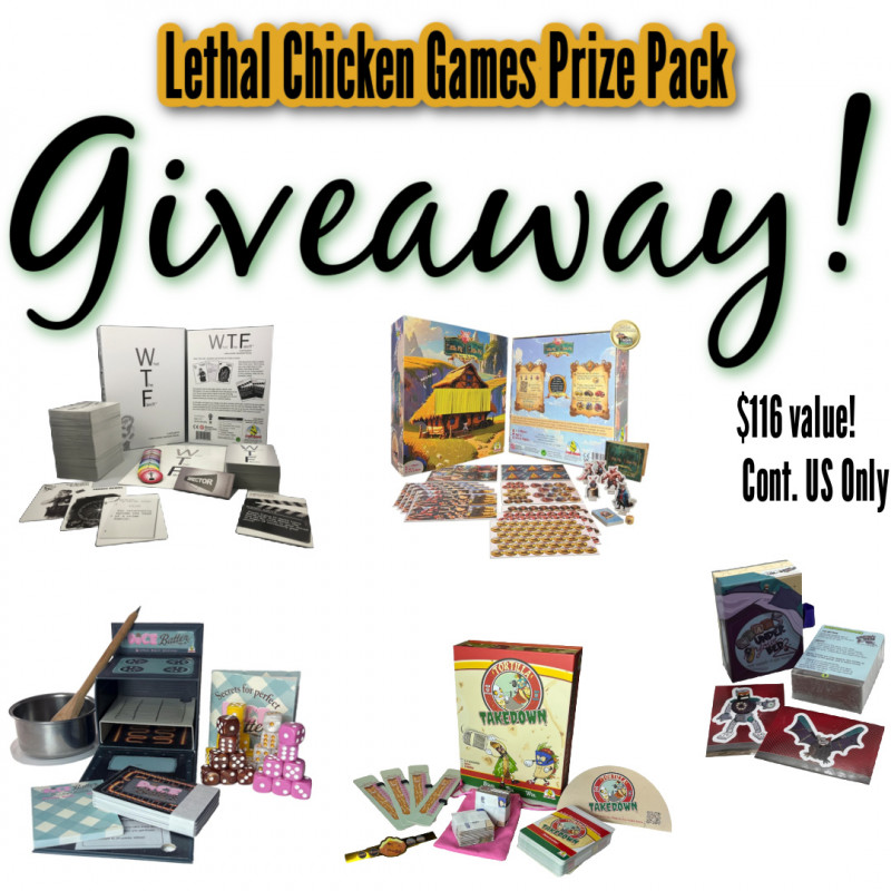 Lethal Chicken Games: FUN, NEW Games For Christmas! + Giveaway.