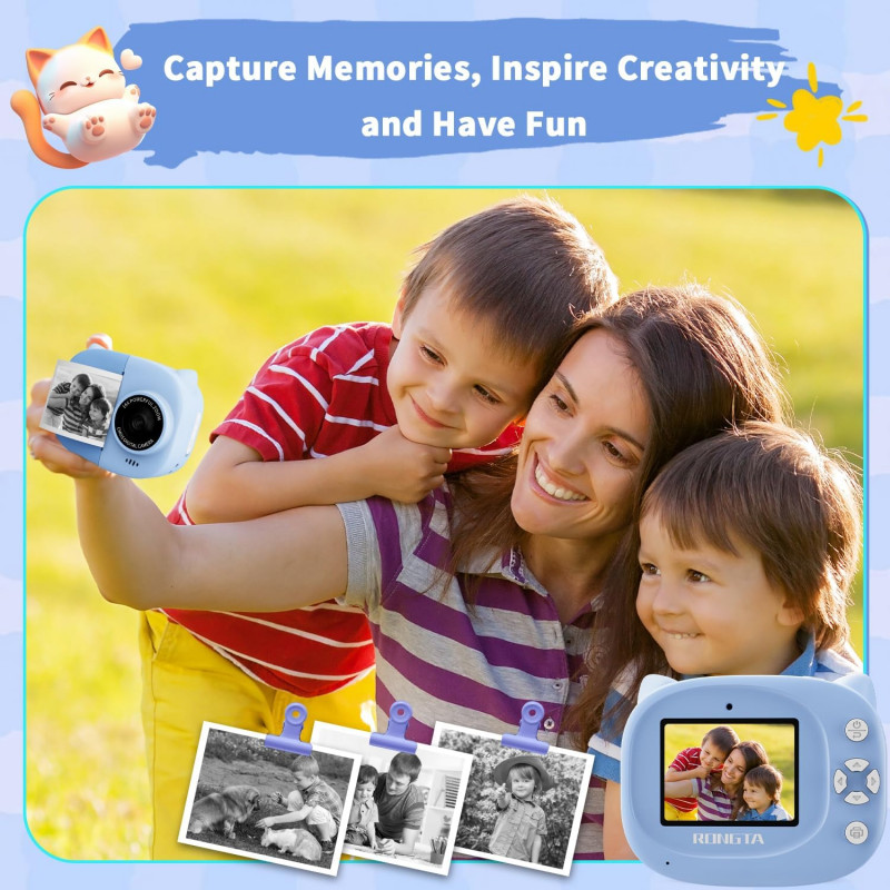 Rongta Portable Instant Camera for Kids + Giveaway (2 Winners!).