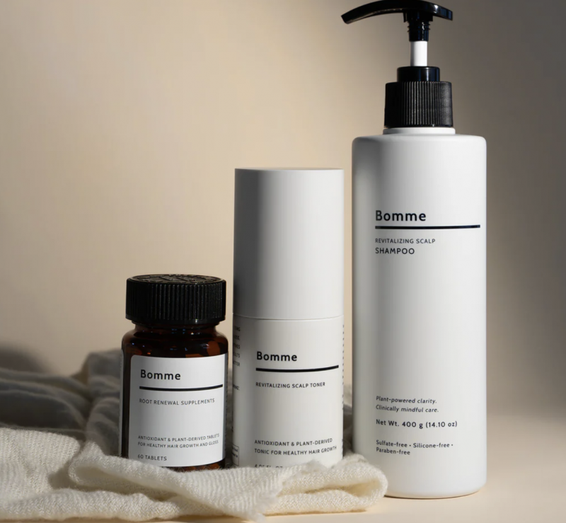 Bomme Revitalizing Scalp Shampoo + Toner.