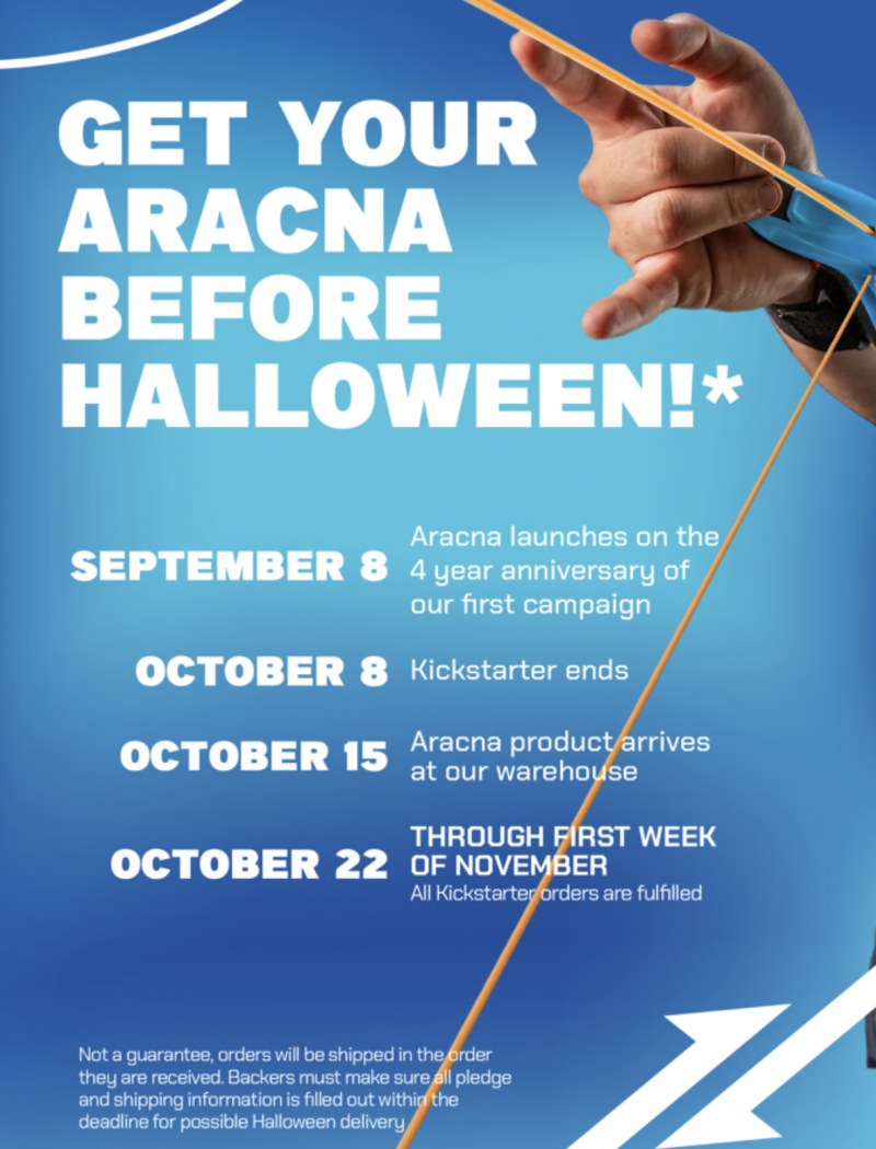 ZIPSTRING: Meet Aracna! (Now available on Kickstarter!)