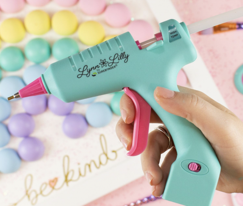 Surebonder Lynn Lilly Edition Mini Glue Gun Kit Giveaway Surebonder Lynn Lilly Edition Cordless/Corded Mini Fine Tip Hot Glue Gun.
