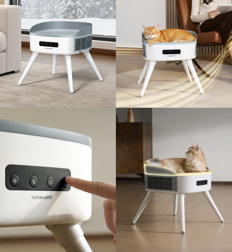 HomeRunPet 2-in-1 Pet-Friendly Smart Space Heater.