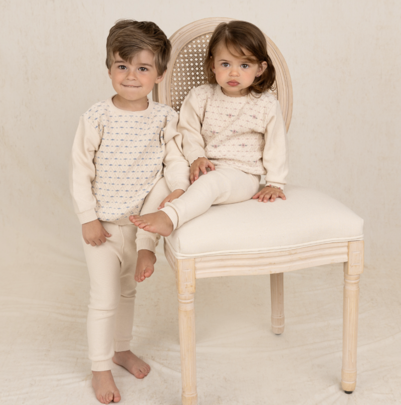 Girls and Boys Heirloom Garden Knit Set. Feltman Brothers Launches Cozy Knit Sets for Fall + Newborn Faves.