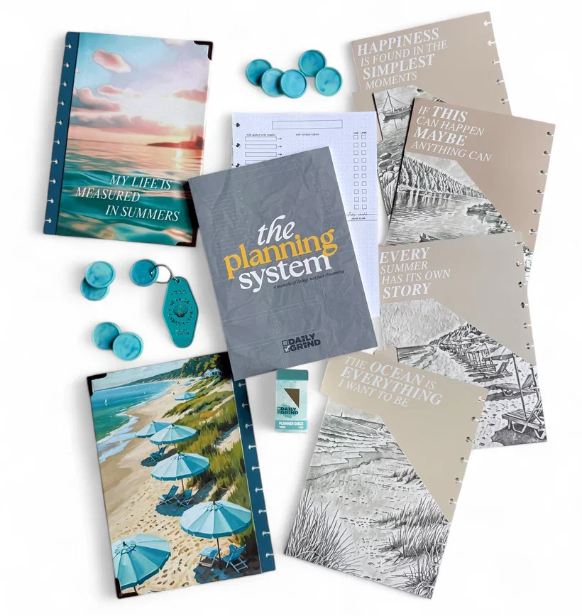 tranquiltide daily Grind planner