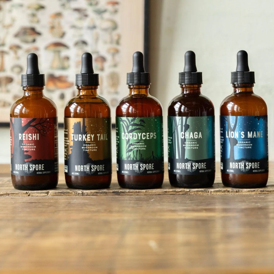 north Spore mushroom tincture pack