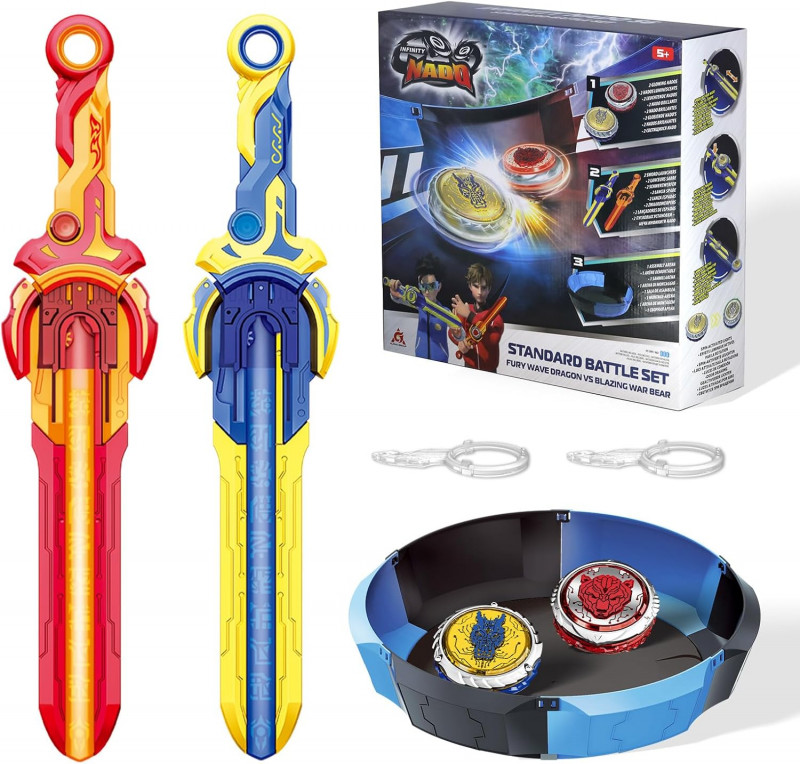 INFINITY NADO Battling Toys Set for 8-12 with Detachable Stadium.