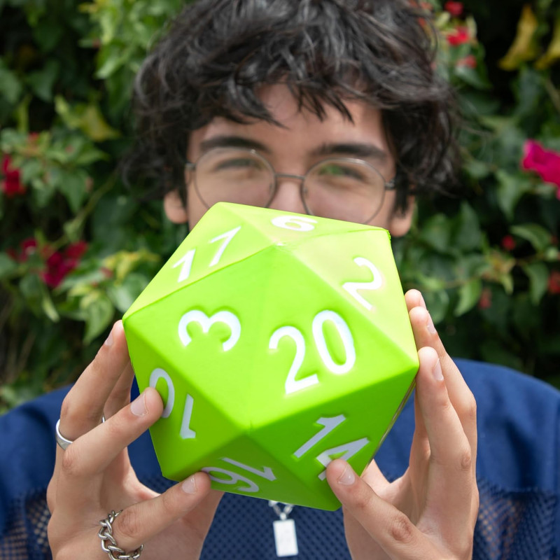 KESS Giant D20 Foam Dice.
