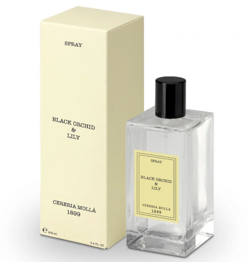 Cereria Molla Black Orchid & Lily Room & Body Spray.