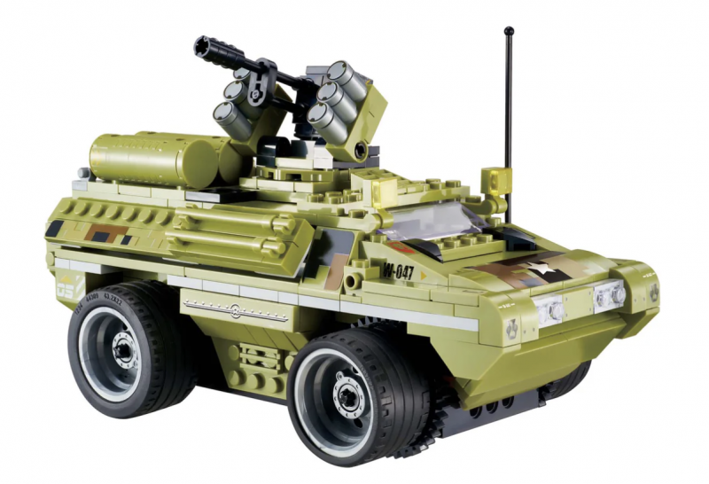 Wise Block RC Military Armored Truck.