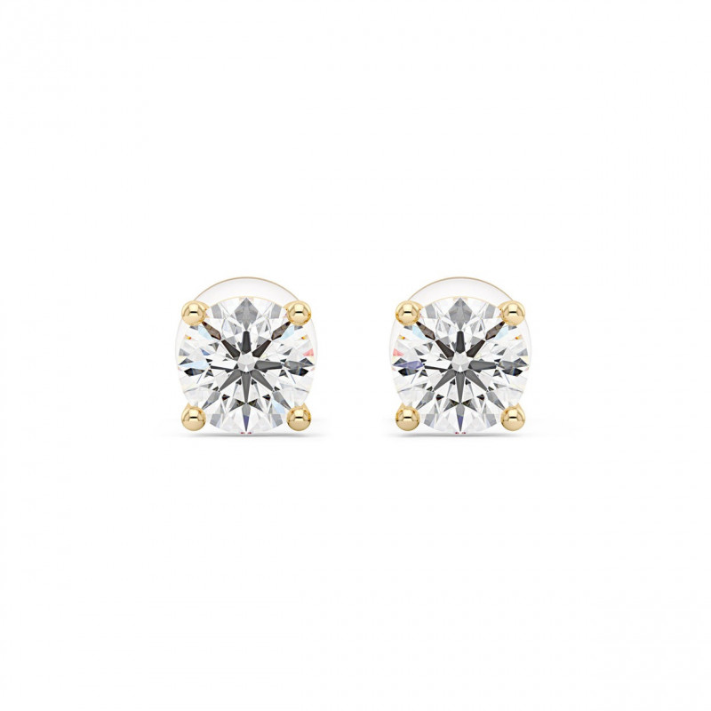 1 carat moissanite earrings