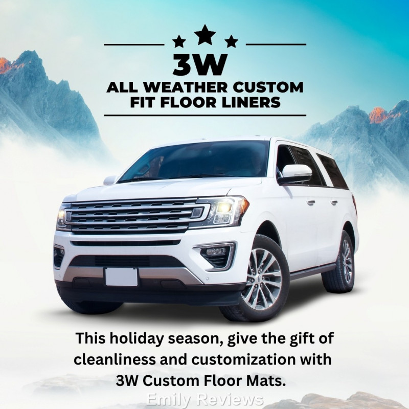 3W Custom Floor Liners, Auto Floor Mats, Vehicle Gifts