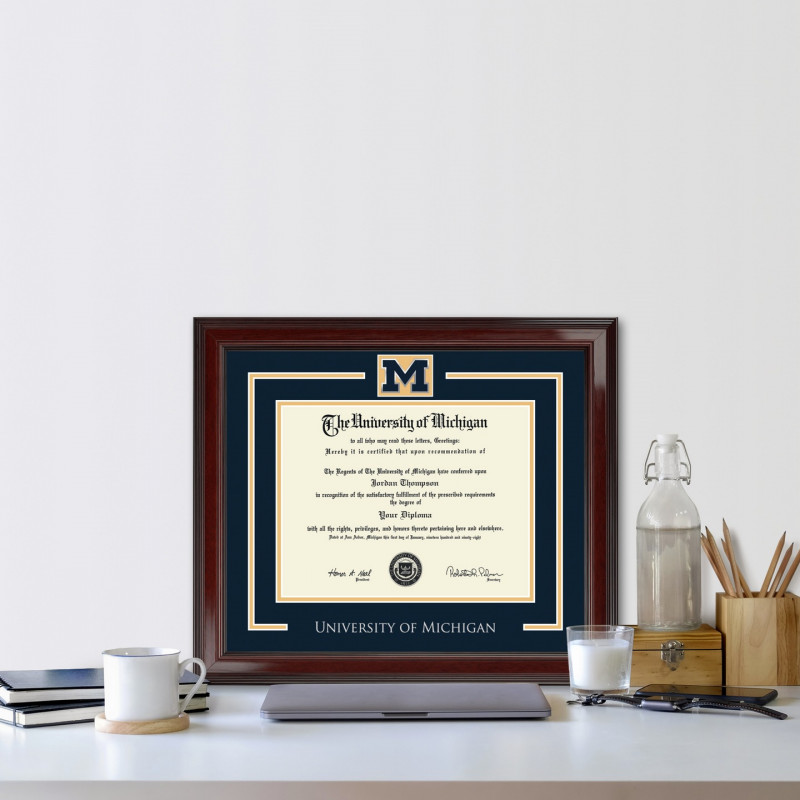 Custom diploma frame