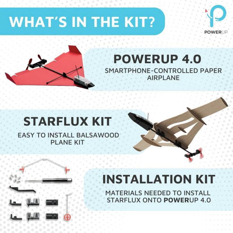StarFlux Balsa Wood RC Airplane Kit