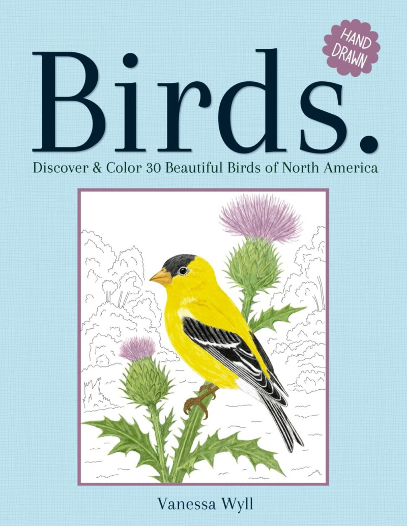 birds coloring book gift