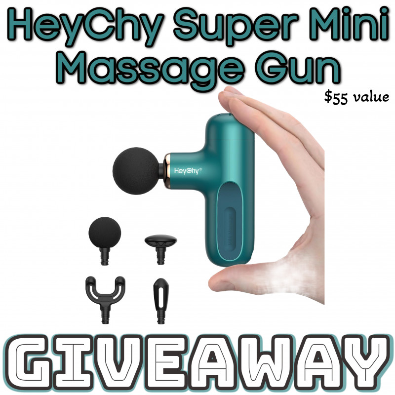 HeyChy Massage Guns - The Gifts That Keep On Giving! (+ Giveaway).