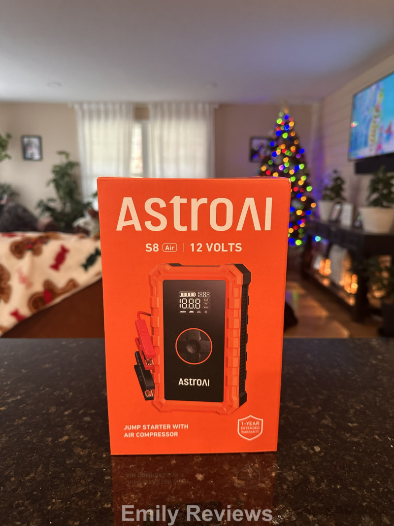 Car safety, tire inflator, battery jump starter, gift for teens