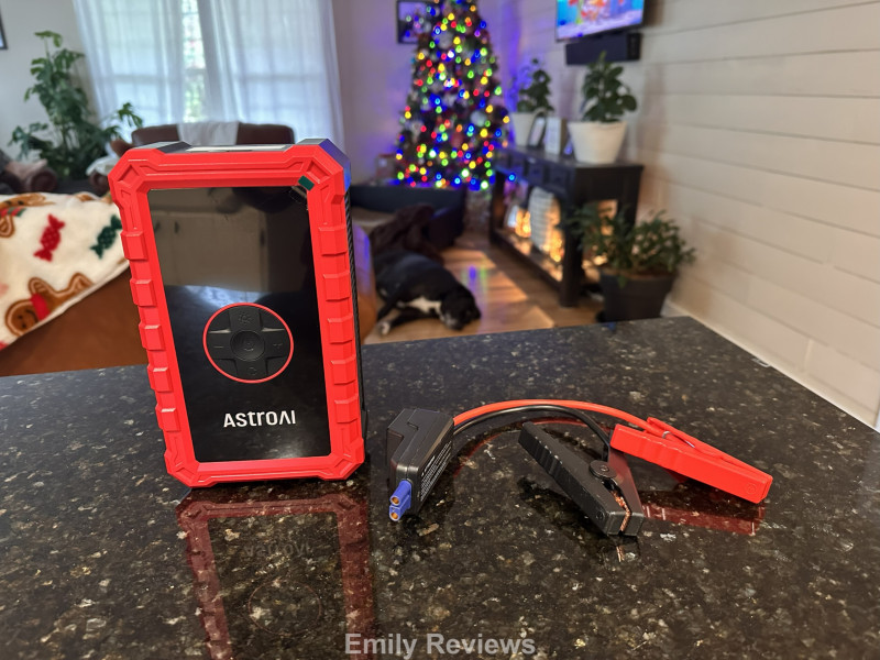 Car safety, tire inflator, battery jump starter, gift for teens