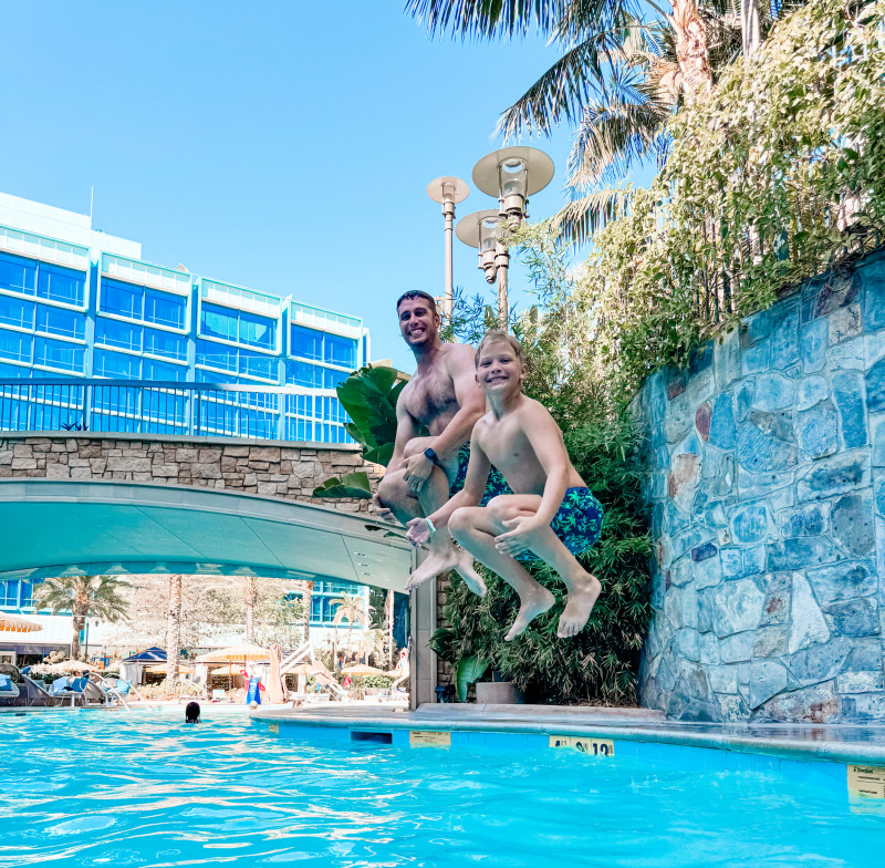 Tom & Teddy swim trunks