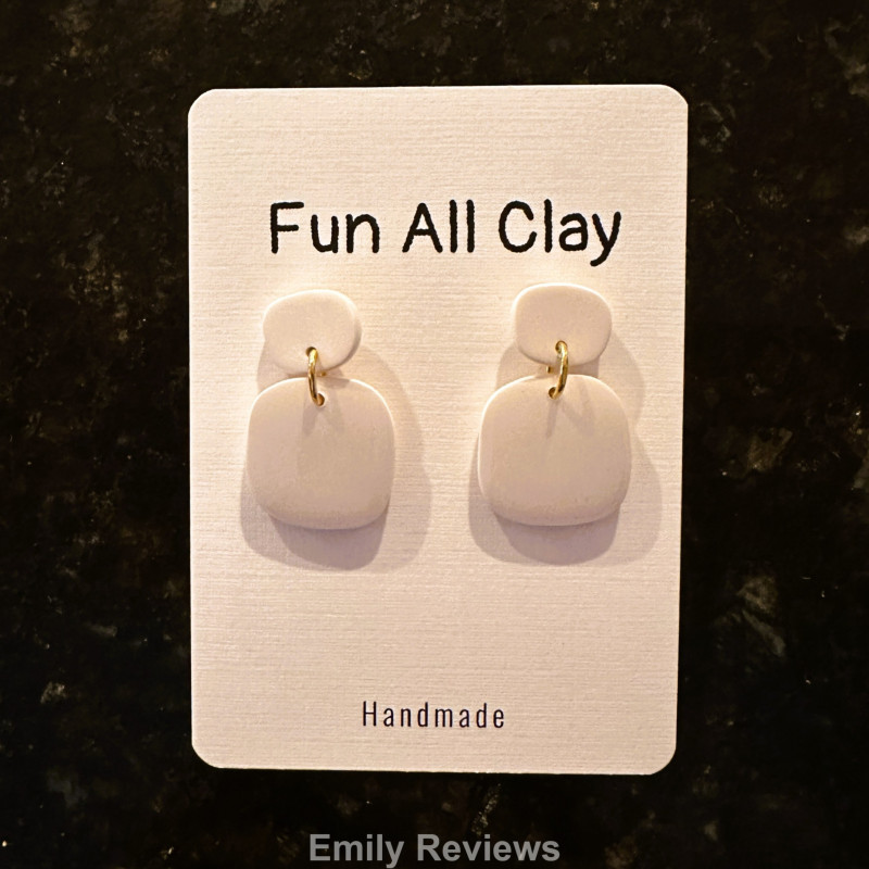 Fun All Clay, Handmade Earrings, Unique Gifts, Teen Stocking Stuffer, Adult Stocking Stuffers
