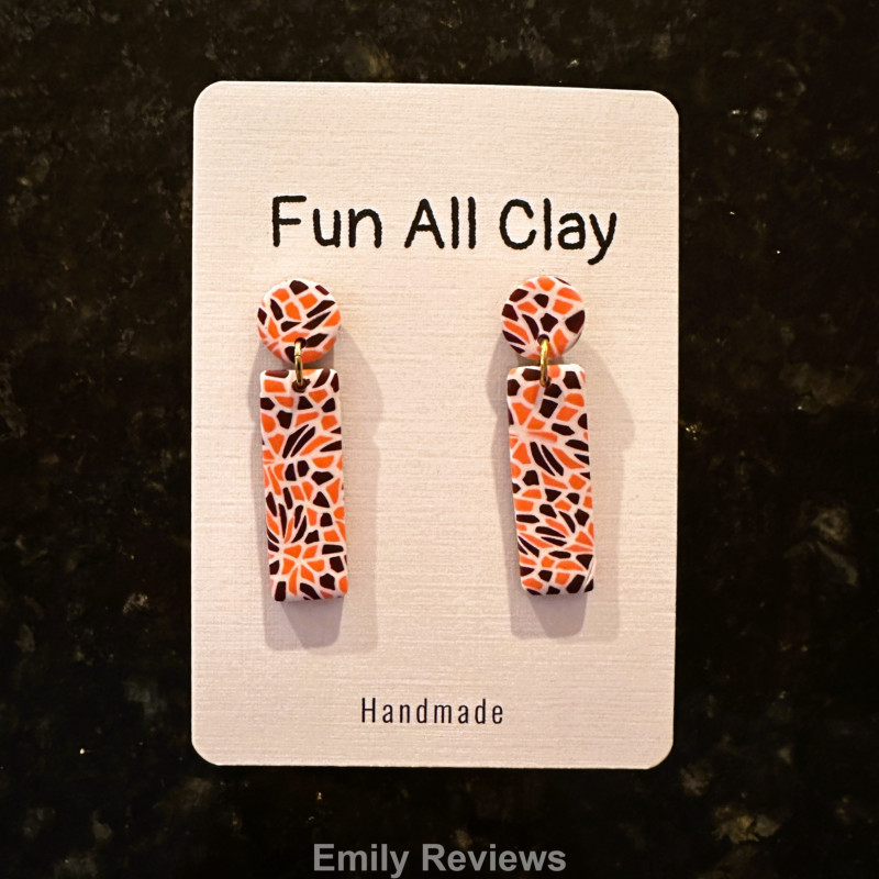 Fun All Clay, Handmade Earrings, Unique Gifts, Teen Stocking Stuffer, Adult Stocking Stuffers